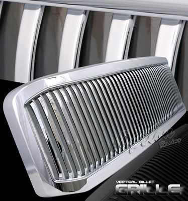 Ford F350 Super Duty 2005-2007 Chrome Vertical Grille