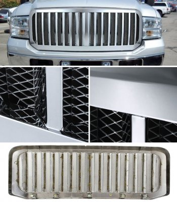 Ford Excusrion 2005 Chrome Mesh Vertical Grille