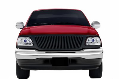 Ford Expedition 1999-2002 Black Vertical Grille