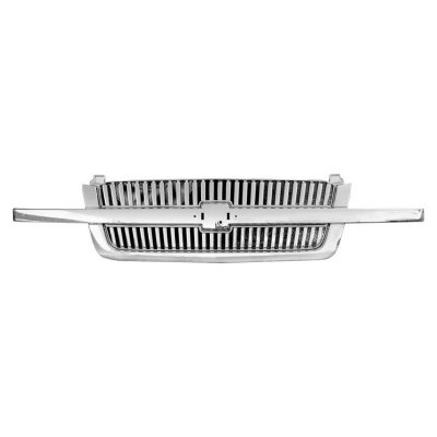 Chevy Silverado 2003-2005 Chrome Bar Vertical Grille