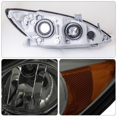 Toyota Camry 2005-2006 Smoked Euro Headlights