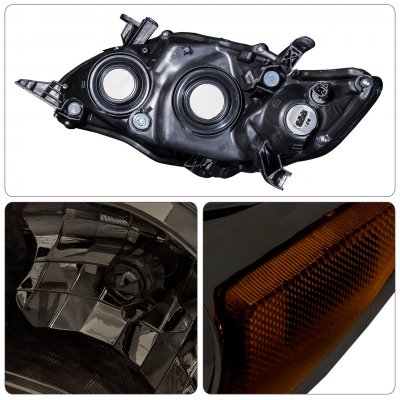 Toyota Corolla 2011-2013 Smoked Euro Headlights