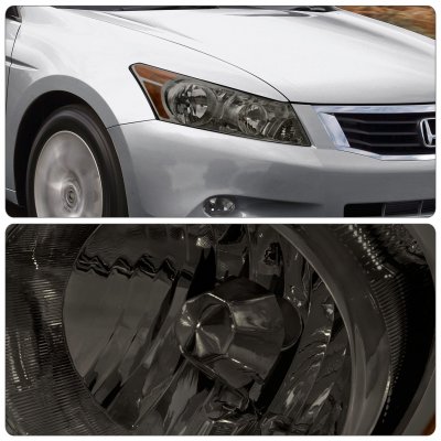 Honda Accord Sedan 2008-2012 Smoked Euro Headlights