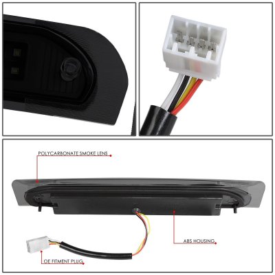 Dodge Ram 2002-2008 Black Smoked Tube LED Third Brake Light