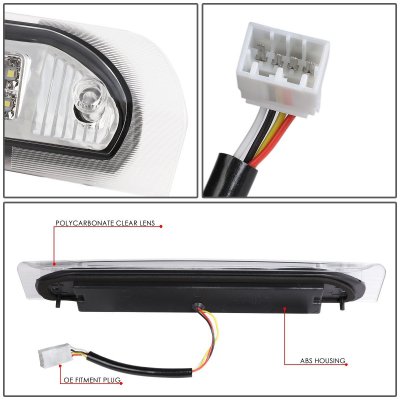 Dodge Ram 3500 2003-2009 Clear Tube LED Third Brake Light