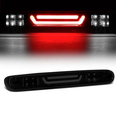 Chevy Silverado 2007-2013 Black Smoked Tube LED Third Brake Light