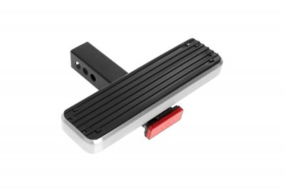 Jeep Wrangler TJ 1997-2006 Receiver Hitch Step Brake Light Aluminum 14 Inch