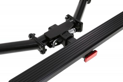 Ford F250 Super Duty 2008-2010 Receiver Hitch Step Brake Light Black Aluminum 36 Inch