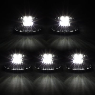 Dodge Ram 2500 1994-1998 Clear White LED Cab Lights
