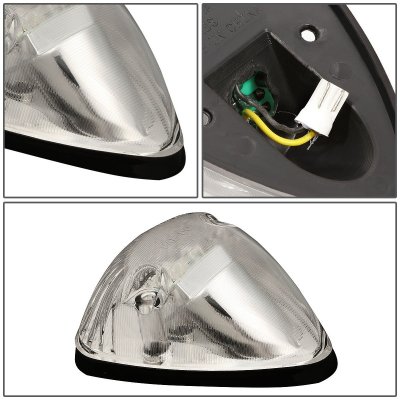 Dodge Ram 3500 1994-1998 Clear White LED Cab Lights