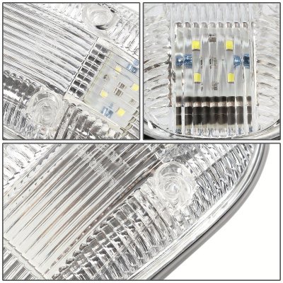 Dodge Ram 2500 1999-2002 Clear White LED Cab Lights