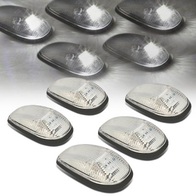 Dodge Ram 2500 1999-2002 Clear White LED Cab Lights