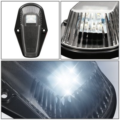 Ford F450 1992-1996 Black White LED Cab Lights