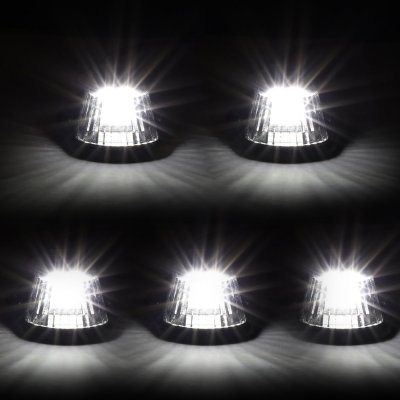 Ford F450 1992-1996 Tinted White LED Cab Lights