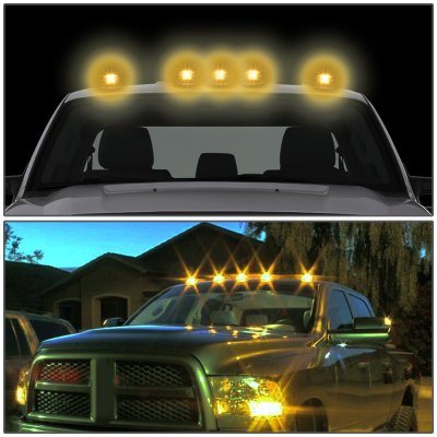 Ford F150 1987-1991 Tinted Yellow LED Cab Lights