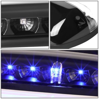 Chevy Silverado 2500HD 2002-2006 Black Blue LED Cab Lights