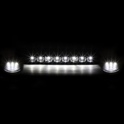 Chevy Silverado 2002-2006 Black White LED Cab Lights