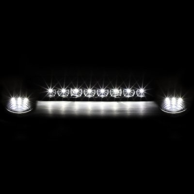 GMC Sierra 1500HD 2002-2006 Black White LED Cab Lights