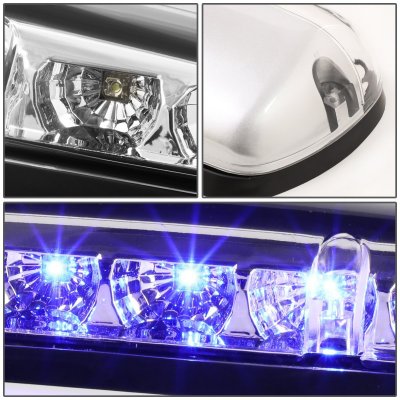 GMC Sierra 2500 2002-2004 Clear Blue LED Cab Lights