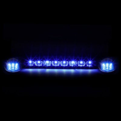 GMC Sierra 1500HD 2002-2006 Tinted Blue LED Cab Lights