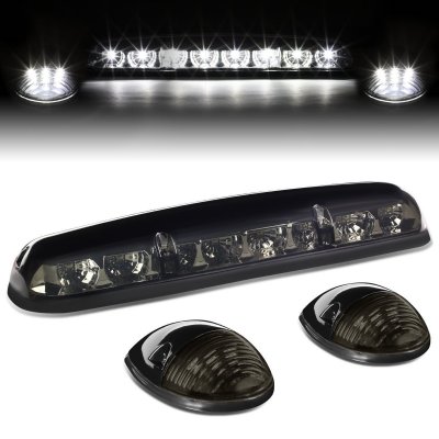 GMC Sierra 2500 2002-2004 Tinted White LED Cab Lights