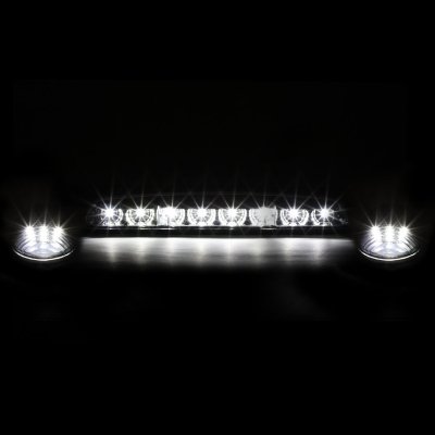 GMC Sierra 3500 2002-2006 Tinted White LED Cab Lights