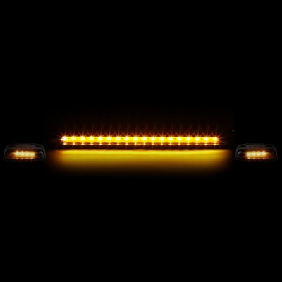 Chevy Silverado 3500HD 2007-2014 Clear Yellow LED Cab Lights