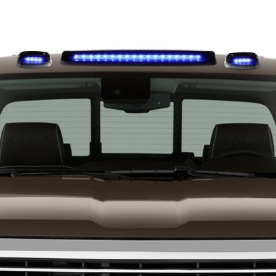 GMC Sierra 2500HD 2007-2014 Tinted Blue LED Cab Lights