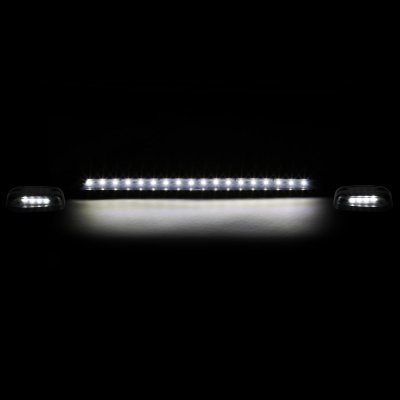 GMC Sierra 2500HD 2007-2014 Tinted White LED Cab Lights