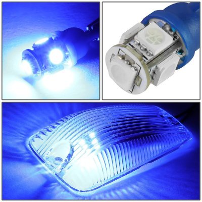 GMC Sierra 3500 1988-1998 Clear Blue LED Cab Lights