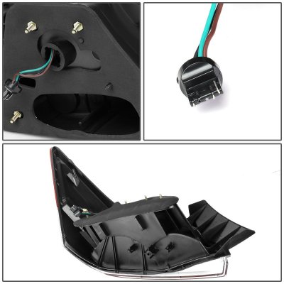 Honda Accord Sedan 2008-2012 Tinted Tube LED Tail Lights