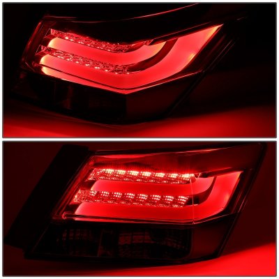 Honda Accord Sedan 2008-2012 Tinted Tube LED Tail Lights