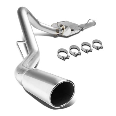 GMC Sierra Regular Cab Long Bed 2009-2013 Stainless Steel Cat Back Exhaust System