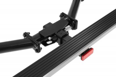 Jeep Wrangler JK 2007-2017 Receiver Hitch Step Brake Light Aluminum 36 Inch