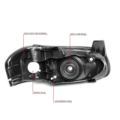 Nissan Maxima 2000-2001 Smoked Headlights