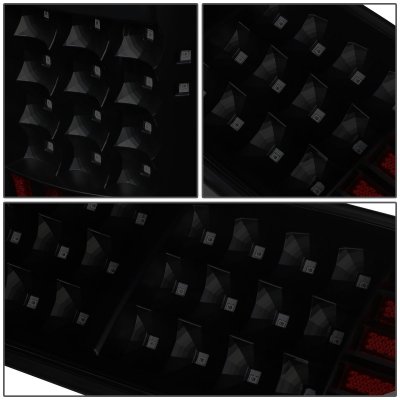 Toyota Tacoma 2005-2015 Black Smoked LED Tail Lights