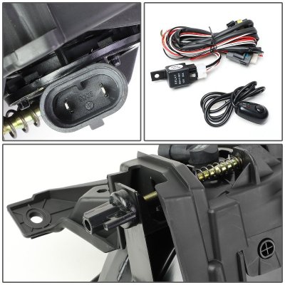 Dodge Ram 1500 2013-2018 Smoked Fog Lights Kit