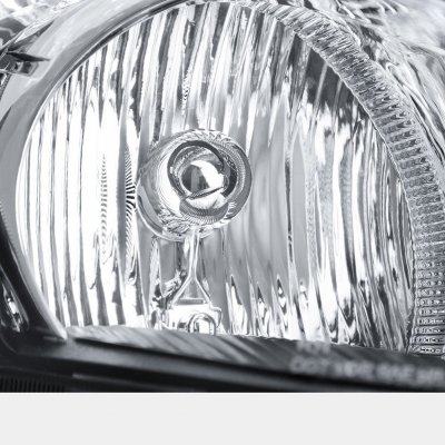 Nissan Altima Sedan 2007-2009 Black Euro Headlights