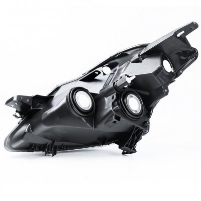 Nissan Altima Sedan 2007-2009 Black Euro Headlights
