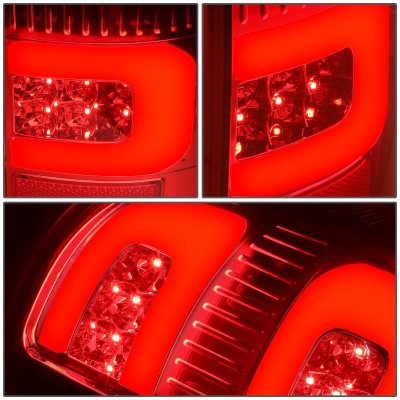 GMC Sierra 2007-2013 Tube LED Tail Lights
