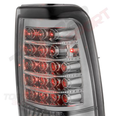 Chevy Silverado 1500HD 2001-2002 LED Tail Lights Smoked