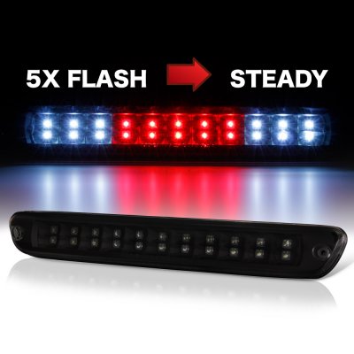 GMC Canyon 2004-2012 Black Smoked Flash LED Third Brake Light