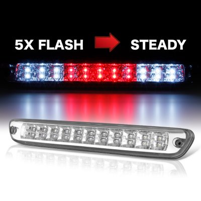 Chevy Colorado 2004-2012 Clear Flash LED Third Brake Light