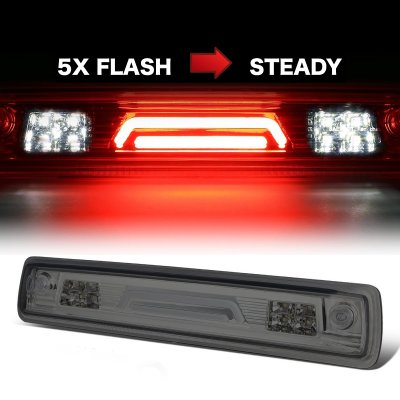 Chevy Colorado 2015-2018 Smoked Tube Flash LED Third Brake Light