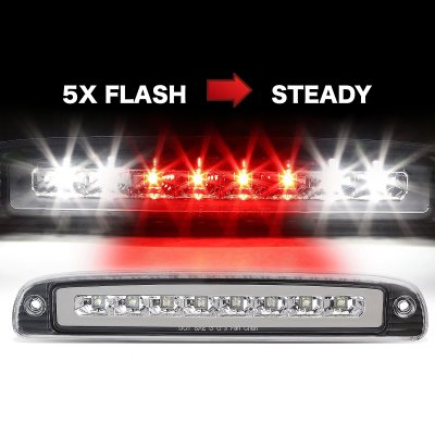 Dodge Dakota 1997-2010 Clear Flash LED Third Brake Light