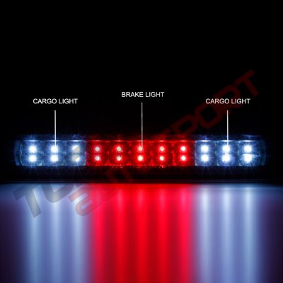 GMC Canyon 2004-2012 Black Full LED Third Brake Light Cargo Light