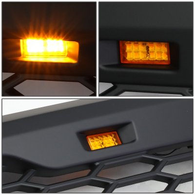 Dodge Ram 2500 2013-2018 Black Raptor Grille LED Lights