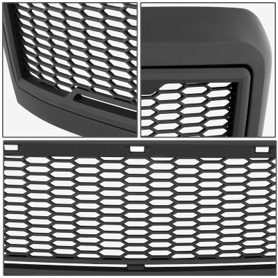 Ford F350 Super Duty 2008-2010 Black Raptor Grille LED Lights