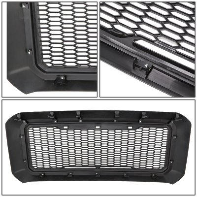 Ford F450 Super Duty 2011-2016 Black Raptor Grille LED Lights