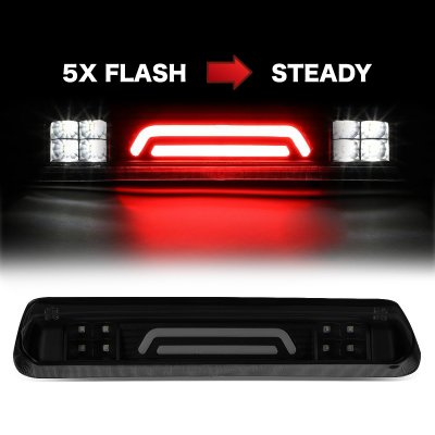 Lincoln Mark LT 2006-2008 Black Smoked Tube Flash LED Third Brake Light